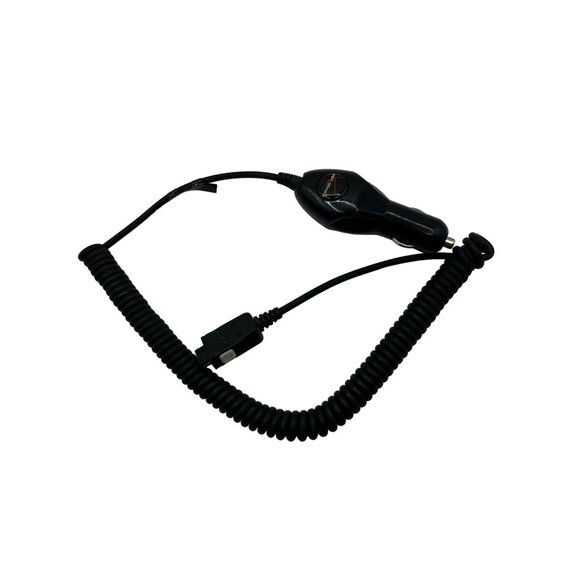 Verizon Wireless Car Charger For Cell Phone With Coiled Cord - Black 47a - Picture 2 of 4